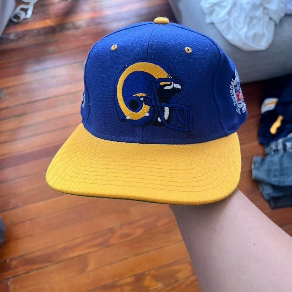 1990s Los Angeles Rams Vintage Fitted Hat size 7 1/4